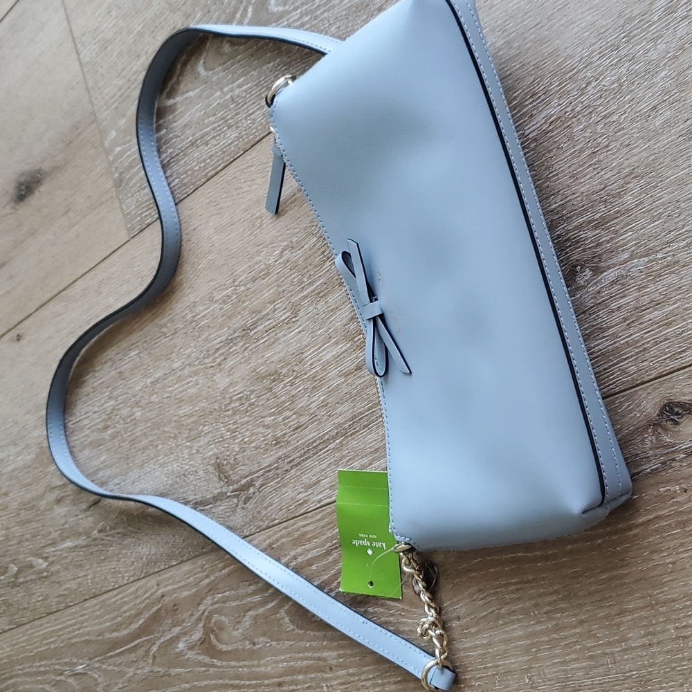 kate spade Light Blue Bow Crossbody Bag